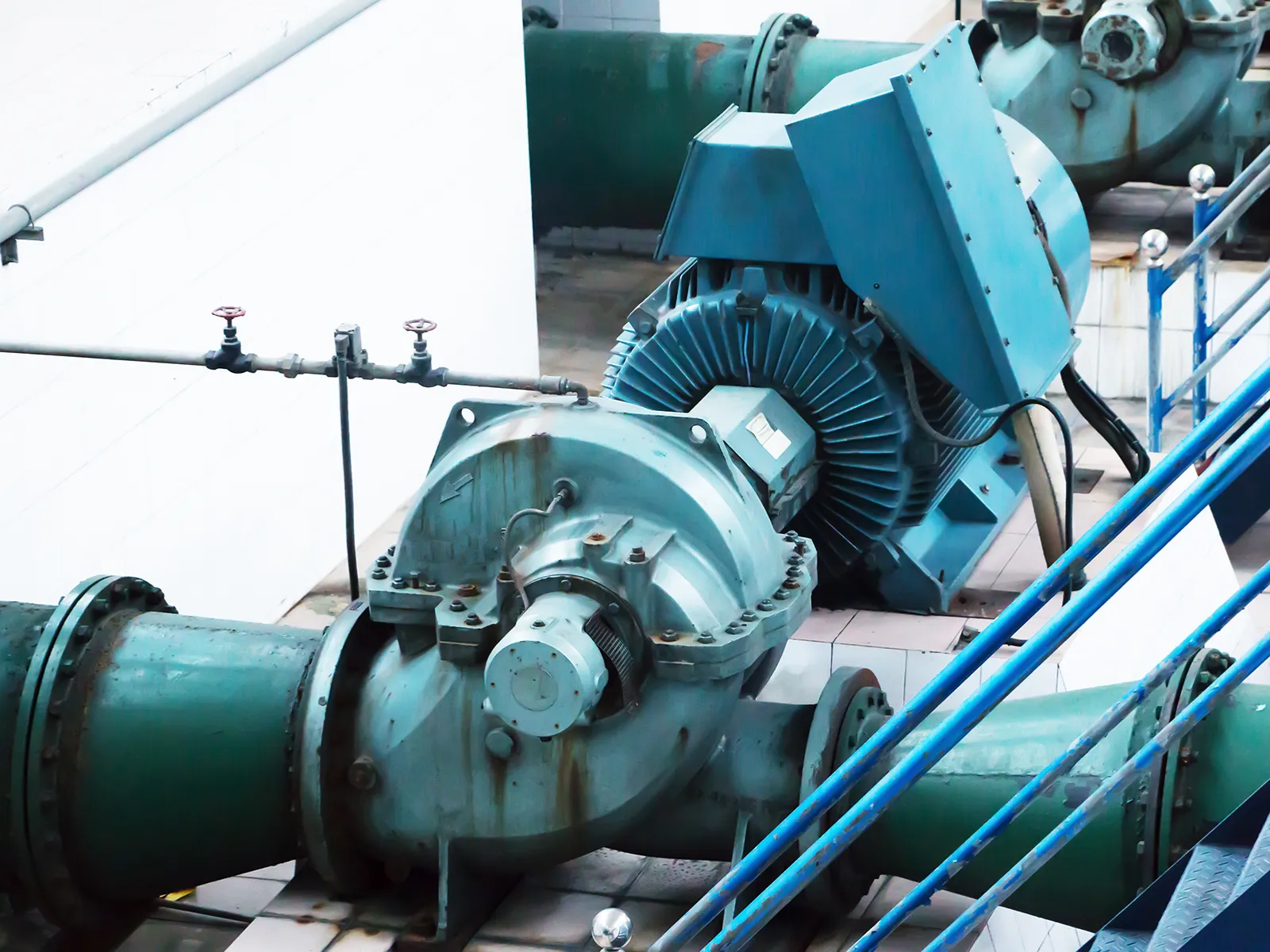 Mining equipment including pumps, piping and mechanical components